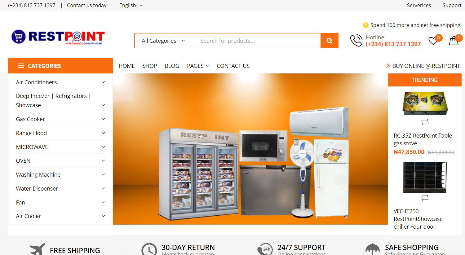 fastest growing electronics brand in Nigeria RestPoint